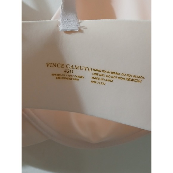 Vince Camuto 42D Full Coverage Bra Nude Underwire Adjustable Straps - Picture 3 of 5